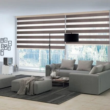 Rèm cầu vồng cản nắng phòng khách cao cấp