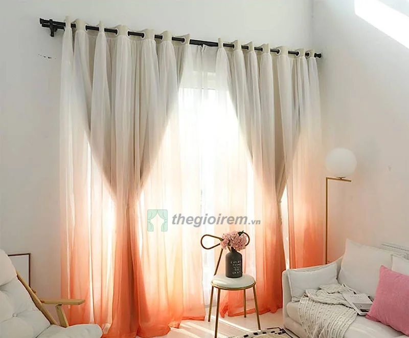 Rèm vải 2 lớp Hàn Quố