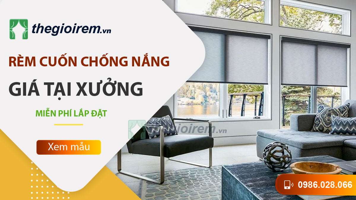 rèm cuốn chống nắng
