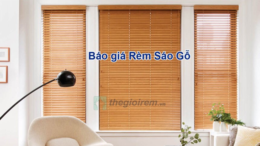 Báo Giá Rèm Sáo Gỗ, Rèm Nhựa Giả Gỗ, Rẻ Nhất TP.HCM [2023]