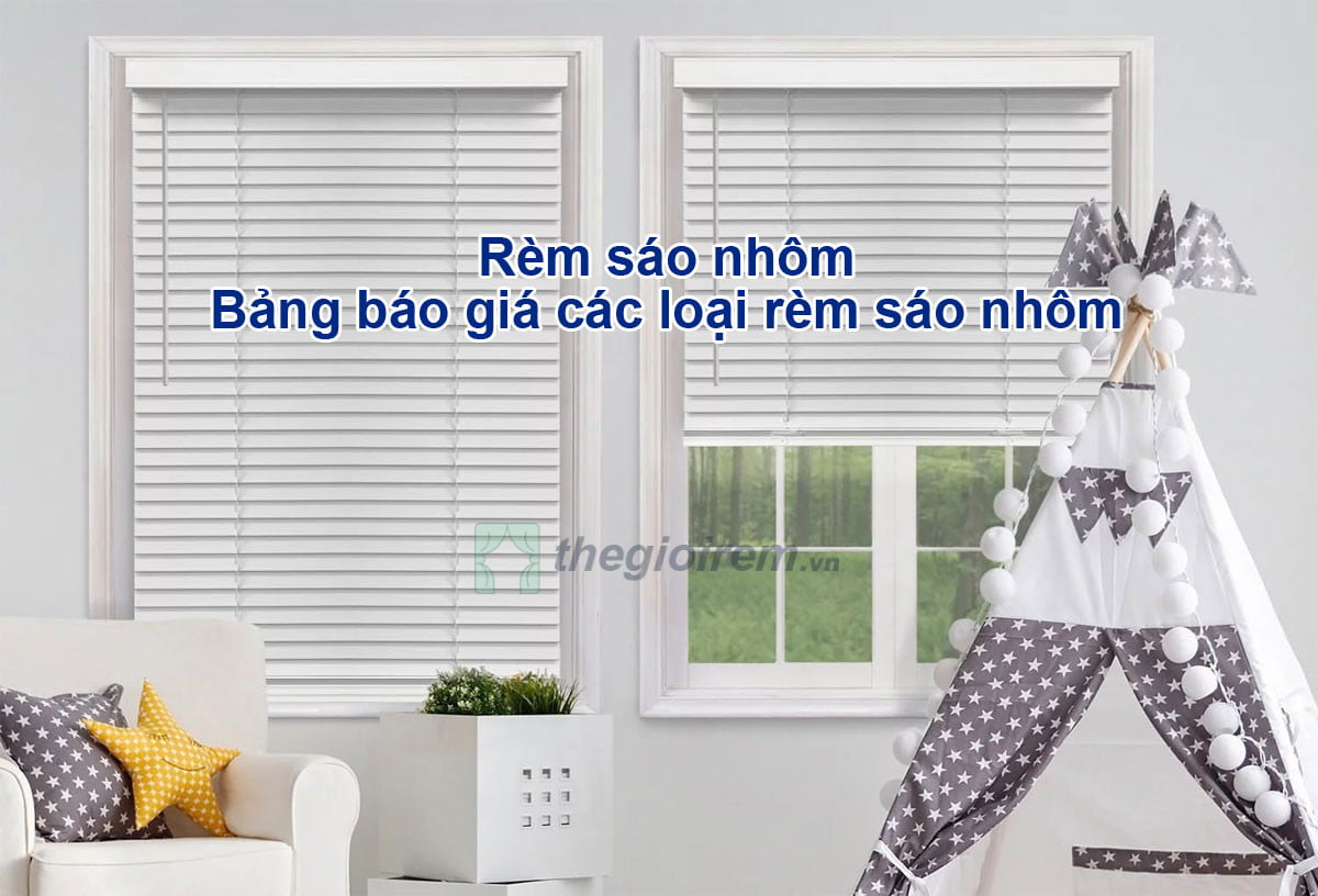 báo giá rèm sáo nhôm