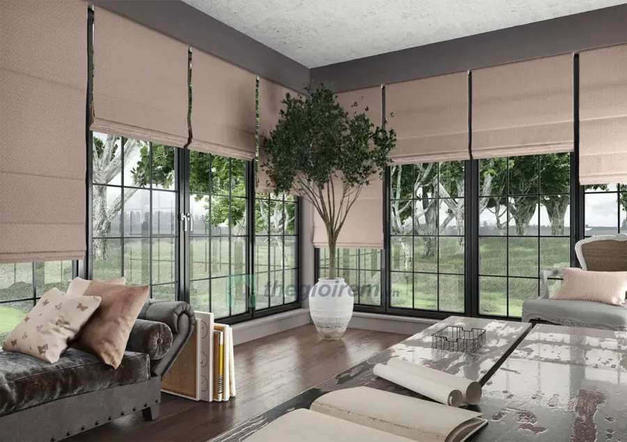 Mẫu rèm cuốn Bình Dương