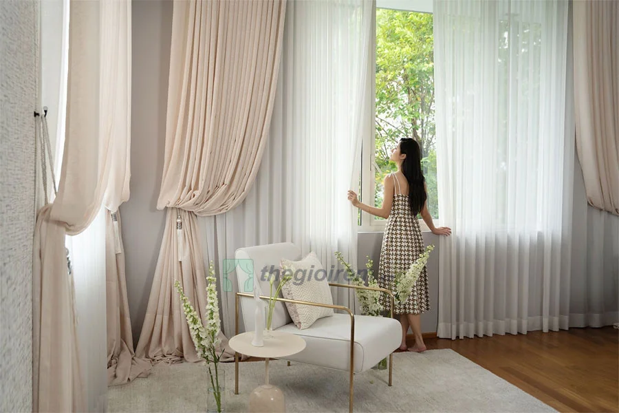 Mẫu Rèm cửa vải Bình Dương