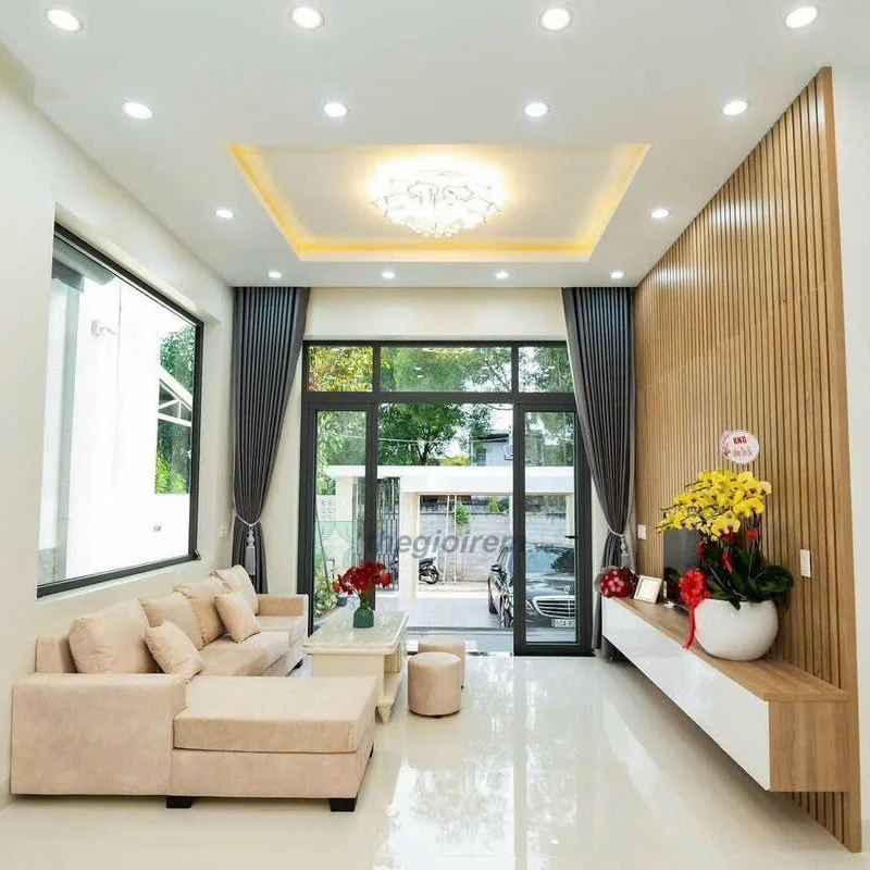 Rèm cửa phòng khách nhà phố