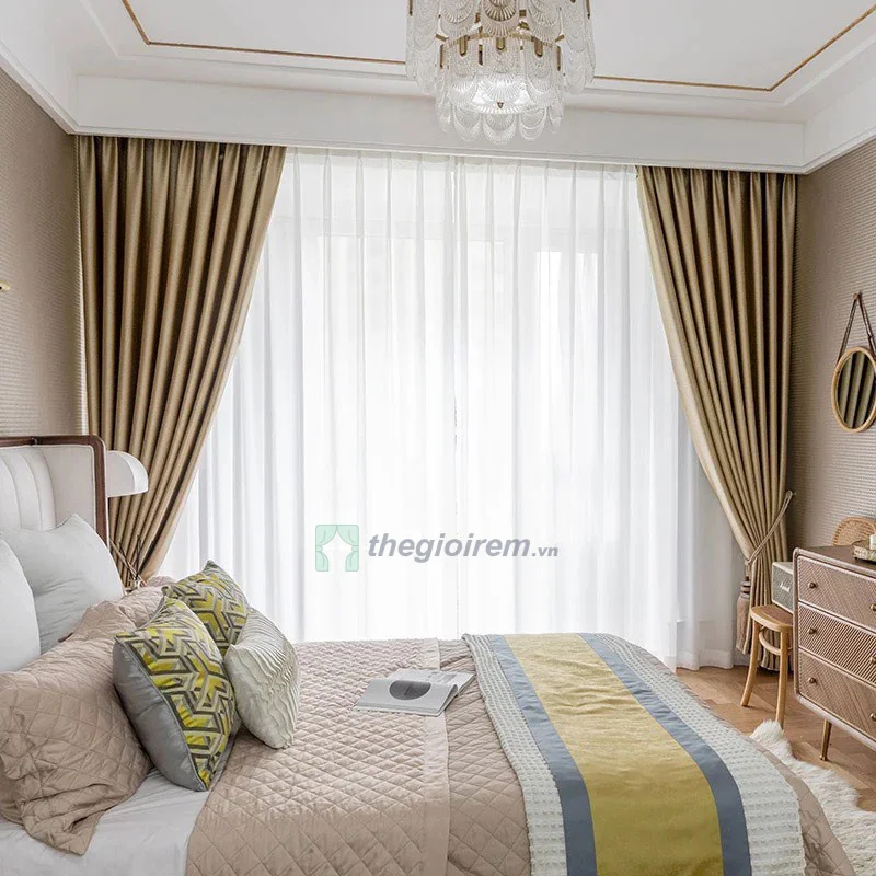 làm rèm vải phòng ngủ