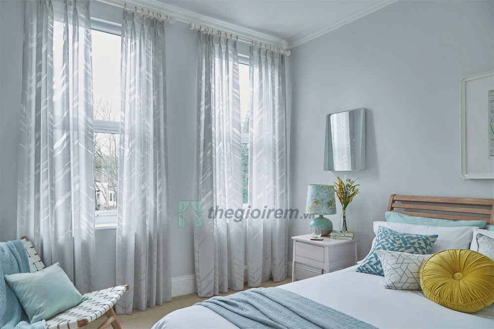 rèm cửa sổ vải voan