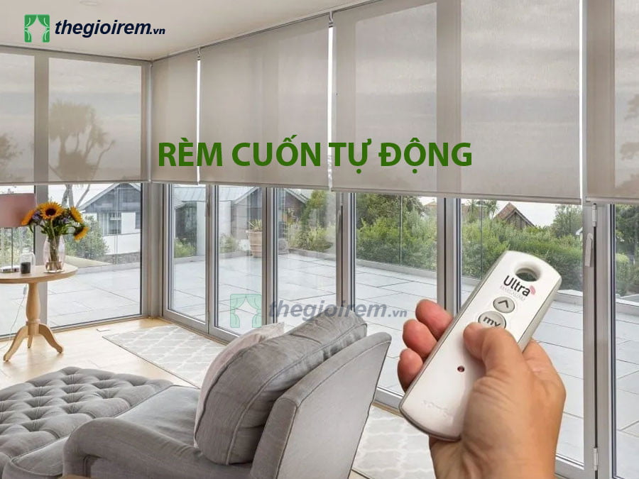 rèm cửa cuốn tự động