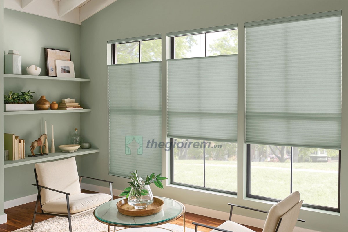 rèm chống nắng tổ ong