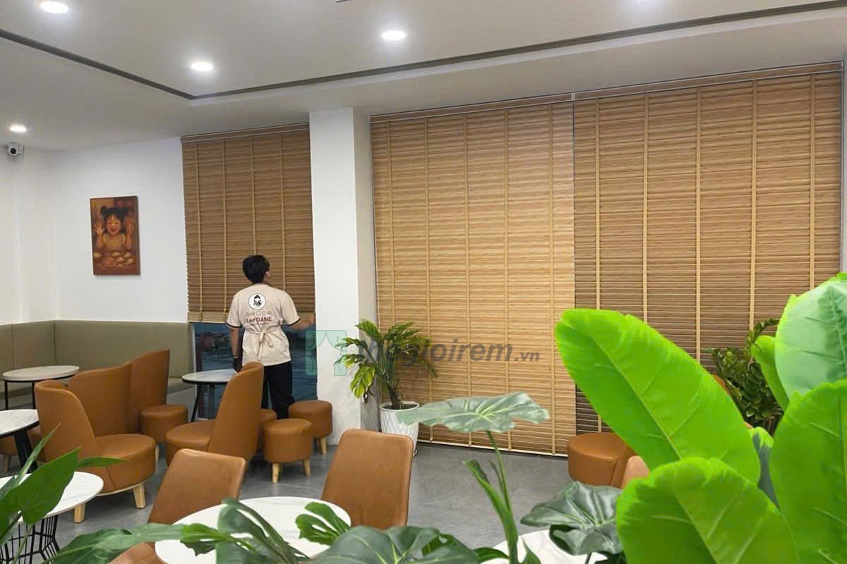 rèm tre trúc chống nắng tại Bình Dương